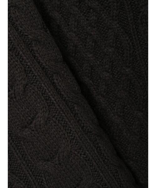 Green　Parks（グリーンパークス）の「Vネックケーブルニットプルオーバー＊（ニット/セーター・レディース・チャコールグレー/ライトグレー/レッド/グリーン/アイボリー/キャメル・FREE）」の14枚目の写真