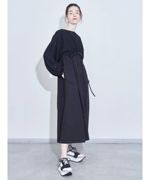 ELENDEEK | フェイクレザーパイピングセットワンピース(ワンピース)
