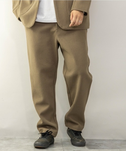 B.I.D.(ビーアイディー)の「《フェイクウール》 ワイドテーパード シェフパンツ(その他パンツ・メンズ・ブラック/オートミール/ベージュ系/パープル系・M/LL/L)」の4枚目の写真