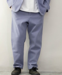 《フェイクウール》 ワイドテーパード シェフパンツ