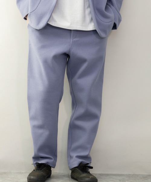 B.I.D.(ビーアイディー)の「《フェイクウール》 ワイドテーパード シェフパンツ(その他パンツ・メンズ・ブラック/オートミール/ベージュ系/パープル系・M/LL/L)」の1枚目の写真