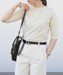 ORCIVAL/オーシバル 40/2 ボートネックハーフスリーブ ソリッド BOATNECK HALFSLEEVE SOLID OR-C0024 BFJ