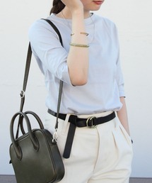 ORCIVAL/オーシバル　40/2 ボートネックハーフスリーブ　ソリッド　BOATNECK HALFSLEEVE SOLID OR-C0024 BFJ