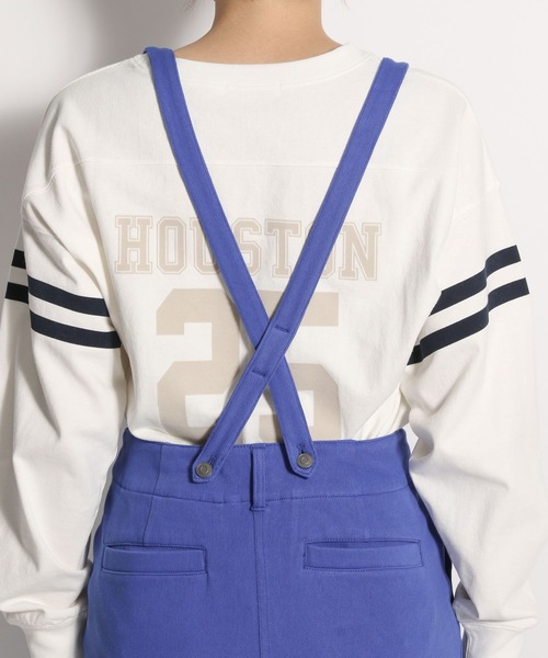 niko and...（ニコアンド）の「ストレッチサス付きワークスカート2（スカート・レディース・ブラック/イエロー/ブルー/グリーン/オフホワイト/ライトグリーン/パープル・MEDIUM/LARGE）」の20枚目の写真