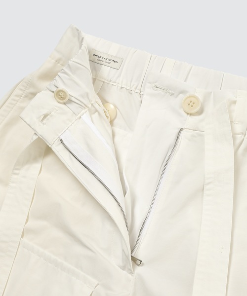 希少 DRIES VAN NOTEN ホワイト スラックス パンツ 46 希少 DRIES VAN NOTEN ホワイト スラックス パンツ 46 【公式通販】