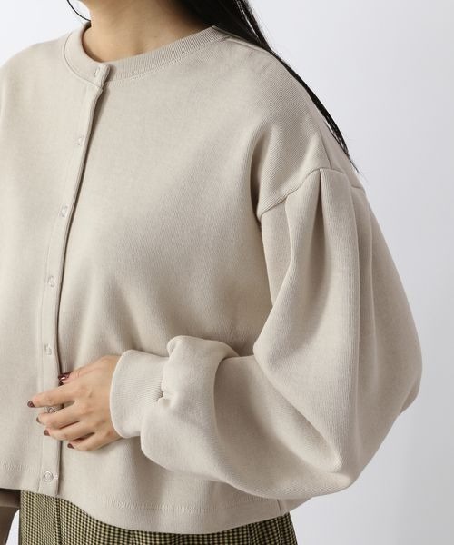 LOWRYS FARM（ローリーズファーム）の「２ＷＡＹサカリバスナップカーディガン　265518（カーディガン/ボレロ・レディース・ブラック/ピンク/オレンジ/アイボリー・FREE）」の13枚目の写真