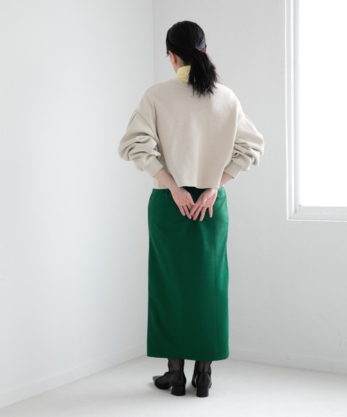 LOWRYS FARM（ローリーズファーム）の「２ＷＡＹサカリバスナップカーディガン　265518（カーディガン/ボレロ・レディース・ブラック/ピンク/オレンジ/アイボリー・FREE）」の21枚目の写真