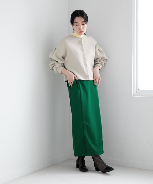 LOWRYS FARM（ローリーズファーム）の「２ＷＡＹサカリバスナップカーディガン　265518（カーディガン/ボレロ・レディース・ブラック/ピンク/オレンジ/アイボリー・FREE）」の20枚目の写真