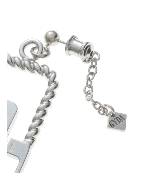 GYDA（ジェイダ）の「JEYSUS GG RACTANGLEピアス（ピアス（両耳用）・レディース・シルバー/ゴールド・FREE）」の9枚目の写真