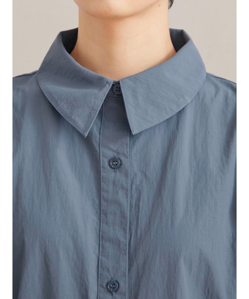 armonia(アルモニーア)の「armonia.衿付き前ボタンワンピース(ワンピース・レディース・オフホワイト/サックスブルー/ブルー・FREE)」の15枚目の写真