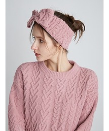 gelato pique（ジェラートピケ）の「ハートアランヘアバンド（ヘア