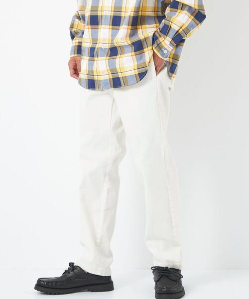 green label relaxing(グリーンレーベルリラクシング)の「コットン/ポリウレタン デニム PLAY PANTS パンツ -ウォッシャブル-(デニムパンツ・メンズ・ホワイト/ネイビー・S/M/L/XL)」の5枚目の写真