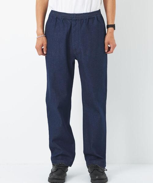 green label relaxing(グリーンレーベルリラクシング)の「コットン/ポリウレタン デニム PLAY PANTS パンツ -ウォッシャブル-(デニムパンツ・メンズ・ホワイト/ネイビー・S/M/L/XL)」の7枚目の写真