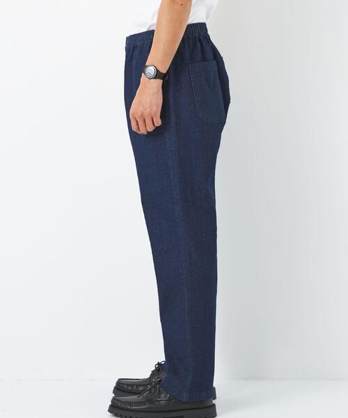 green label relaxing(グリーンレーベルリラクシング)の「コットン/ポリウレタン デニム PLAY PANTS パンツ -ウォッシャブル-(デニムパンツ・メンズ・ホワイト/ネイビー・S/M/L/XL)」の8枚目の写真