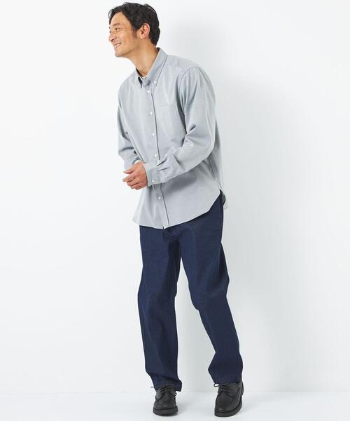 green label relaxing(グリーンレーベルリラクシング)の「コットン/ポリウレタン デニム PLAY PANTS パンツ -ウォッシャブル-(デニムパンツ・メンズ・ホワイト/ネイビー・S/M/L/XL)」の11枚目の写真