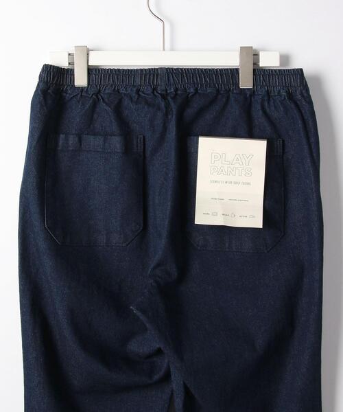 green label relaxing(グリーンレーベルリラクシング)の「コットン/ポリウレタン デニム PLAY PANTS パンツ -ウォッシャブル-(デニムパンツ・メンズ・ホワイト/ネイビー・S/M/L/XL)」の16枚目の写真