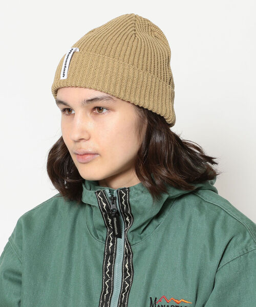 MANASTASH（マナスタッシュ）の「MANASTASH/マナスタッシュ　COTTON BEANIE コットンビーニー 7119037 ニットキャップ（ニットキャップ/ビーニー・メンズ・キナリ/ライム/インディゴブルー/グレー/ブラック・FREE）」の10枚目の写真