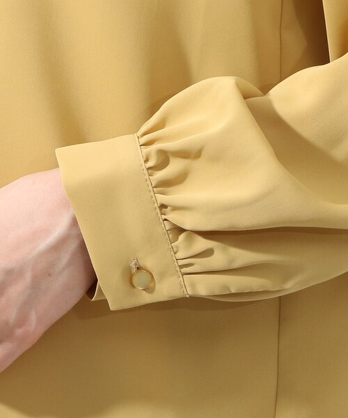 DRESKIP（ドレスキップ）の「◆ボウタイブラウス（シャツ/ブラウス・レディース・グリーン系/イエロー系その他/ブラック/オフホワイト・02/04/03）」の15枚目の写真