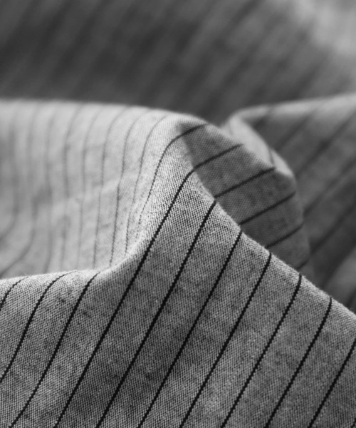 osharewalker（オシャレウォーカー）の「【廃盤】『フォトプリントストライプ柄シャツ』（シャツ/ブラウス・レディース・ライトグレー・1/2）」の13枚目の写真