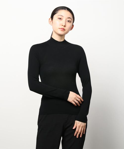 Banana Republic(バナナリパブリック)の「リブ モックネック セータートップス(ニット/セーター・レディース・ブラック/オフホワイト/レッド・S/M/XS/L)」の15枚目の写真