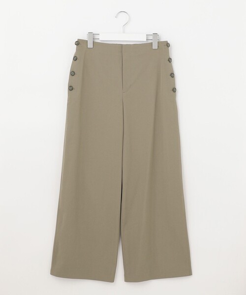 J.PRESS(ジェイプレス)の「【洗える・吸水速乾】コットン麻シェルドライ ワイド パンツ(その他パンツ・レディース・カーキ系/ホワイト系/ネイビー系・11/13/7/9)」の14枚目の写真