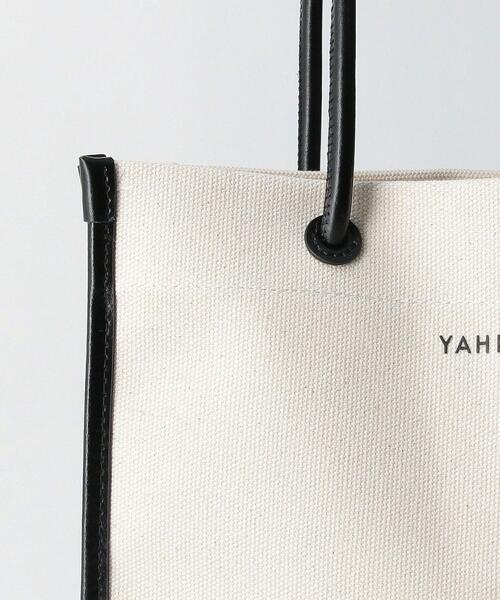 YAHKI(ヤーキ)の「<YAHKI>キャンバス スクエアミドル トートバッグ(トートバッグ・レディース・ブラック/グレー・FREE)」の6枚目の写真