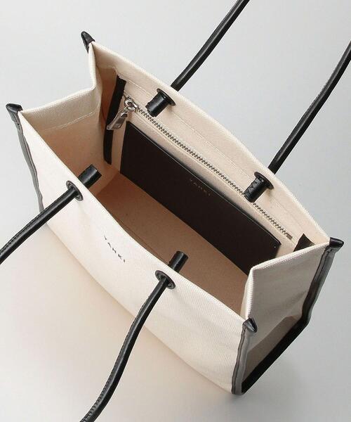 YAHKI(ヤーキ)の「<YAHKI>キャンバス スクエアミドル トートバッグ(トートバッグ・レディース・ブラック/グレー・FREE)」の10枚目の写真