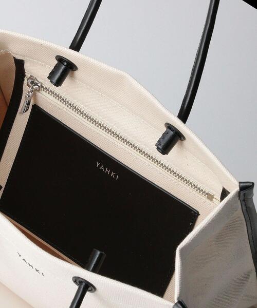 YAHKI(ヤーキ)の「<YAHKI>キャンバス スクエアミドル トートバッグ(トートバッグ・レディース・ブラック/グレー・FREE)」の11枚目の写真