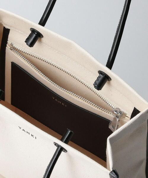 YAHKI(ヤーキ)の「<YAHKI>キャンバス スクエアミドル トートバッグ(トートバッグ・レディース・ブラック/グレー・FREE)」の12枚目の写真