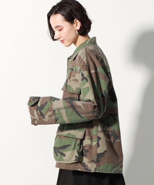 ROTHCO（ロスコ）の「【ROTHCO/ロスコ】BDU シャツブルゾン（ブルゾン・レディース・ブラック/グリーン系その他4/オリーブ・LARGE）」の18枚目の写真