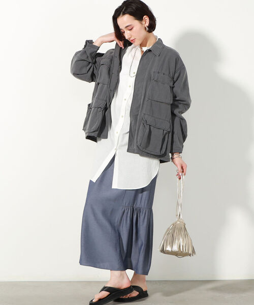 ROTHCO（ロスコ）の「【ROTHCO/ロスコ】BDU シャツブルゾン（ブルゾン・レディース・ブラック/グリーン系その他4/オリーブ・LARGE）」の12枚目の写真