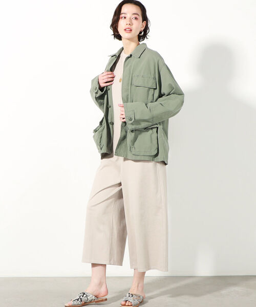 ROTHCO（ロスコ）の「【ROTHCO/ロスコ】BDU シャツブルゾン（ブルゾン・レディース・ブラック/グリーン系その他4/オリーブ・LARGE）」の4枚目の写真