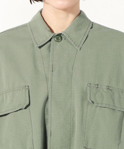 ROTHCO（ロスコ）の「【ROTHCO/ロスコ】BDU シャツブルゾン（ブルゾン・レディース・ブラック/グリーン系その他4/オリーブ・LARGE）」の10枚目の写真