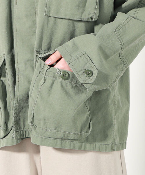 ROTHCO（ロスコ）の「【ROTHCO/ロスコ】BDU シャツブルゾン（ブルゾン・レディース・ブラック/グリーン系その他4/オリーブ・LARGE）」の5枚目の写真