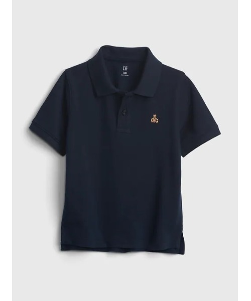 GAP（ギャップ）の「ピケ ポロシャツ (幼児)（ポロシャツ・キッズ・ホワイト/ブルー・18-24M/3 YRS/4 YRS/2 YRS/12-18M/5 YRS）」の2枚目の写真