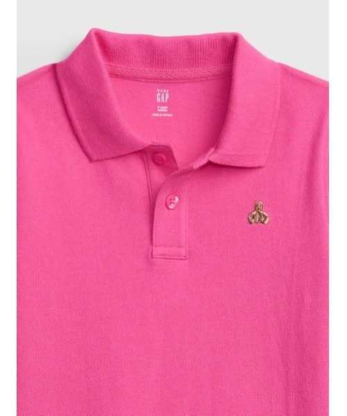 GAP（ギャップ）の「ピケ ポロシャツ (幼児)（ポロシャツ・キッズ・ホワイト/ブルー・18-24M/3 YRS/4 YRS/2 YRS/12-18M/5 YRS）」の4枚目の写真