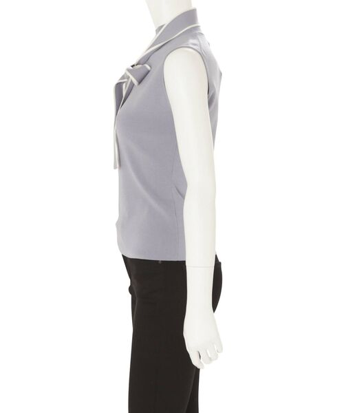 MERCURYDUO（マーキュリーデュオ）の「【To/】ボウタイ付ニット（ニット/セーター・レディース・ブラック/オフホワイト/ブルー・FREE）」の15枚目の写真