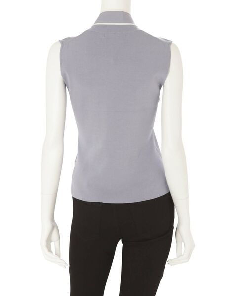 MERCURYDUO（マーキュリーデュオ）の「【To/】ボウタイ付ニット（ニット/セーター・レディース・ブラック/オフホワイト/ブルー・FREE）」の16枚目の写真