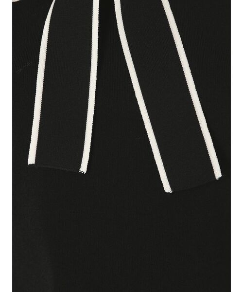 MERCURYDUO（マーキュリーデュオ）の「【To/】ボウタイ付ニット（ニット/セーター・レディース・ブラック/オフホワイト/ブルー・FREE）」の21枚目の写真