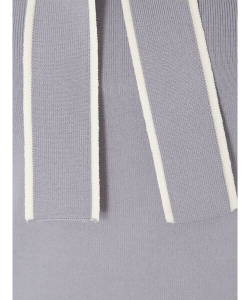 MERCURYDUO（マーキュリーデュオ）の「【To/】ボウタイ付ニット（ニット/セーター・レディース・ブラック/オフホワイト/ブルー・FREE）」の22枚目の写真