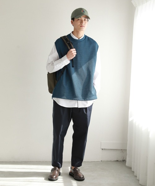 niko and...（ニコアンド）の「脇スリットカットベスト（ベスト・メンズ・ブラック/ブルー/スモーク・FREE）」の8枚目の写真