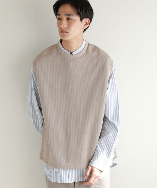 niko and...（ニコアンド）の「脇スリットカットベスト（ベスト・メンズ・ブラック/ブルー/スモーク・FREE）」の9枚目の写真