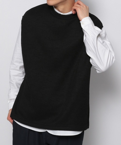 niko and...（ニコアンド）の「脇スリットカットベスト（ベスト・メンズ・ブラック/ブルー/スモーク・FREE）」の13枚目の写真