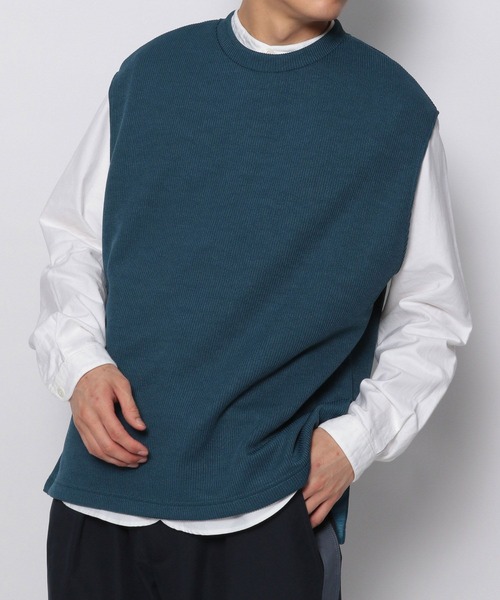 niko and...（ニコアンド）の「脇スリットカットベスト（ベスト・メンズ・ブラック/ブルー/スモーク・FREE）」の14枚目の写真