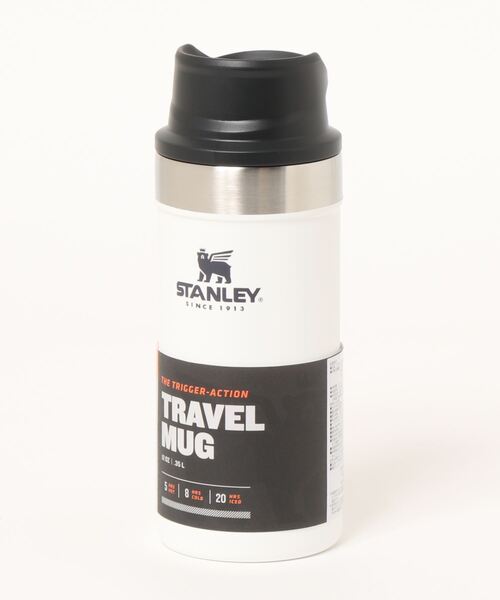 STANLEY(スタンレー)の「【STANLEY】スタンレー クラシック真空ワンハンドマグⅡ 0.35L(水筒・メンズ・ブラック/ホワイト/グリーン・FREE)」の5枚目の写真