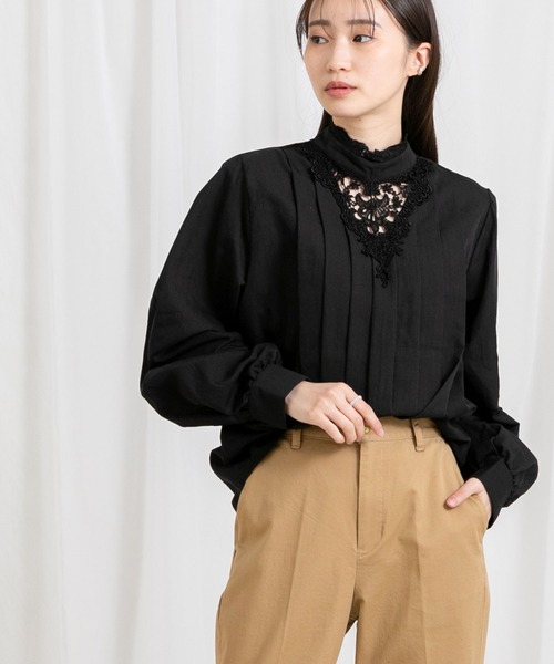 margaux（マルゴー）の「CヴィンテージレースHN（シャツ/ブラウス