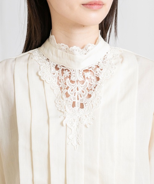 margaux（マルゴー）の「CヴィンテージレースHN（シャツ/ブラウス