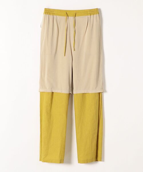 SHIPS any（シップス エニィ）の「SHIPS any: リネン ミックス イージー パンツ◇◇（その他パンツ・レディース・グリーン/ネイビー/ライトブルー/イエロー・36/38）」の12枚目の写真