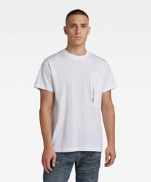 ZIP POCKET LOOSE T-SHIRT/オーバーサイズ/ポケT