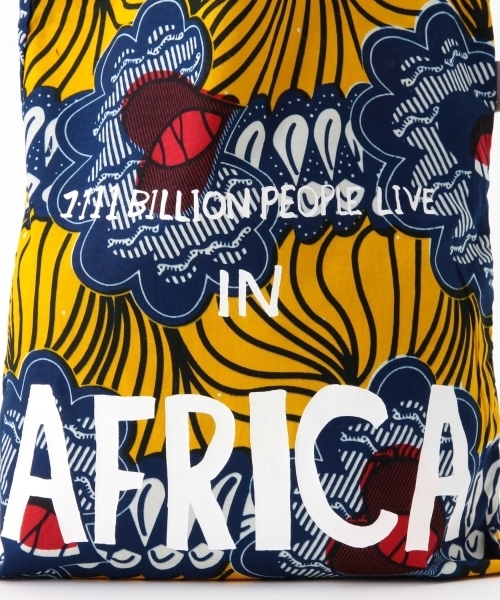 Ray BEAMS(レイビームス)の「Talented Totes / アフリカ プリント トートバッグ(トートバッグ・レディース・イエロー/ネイビー・ONE SIZE)」の19枚目の写真